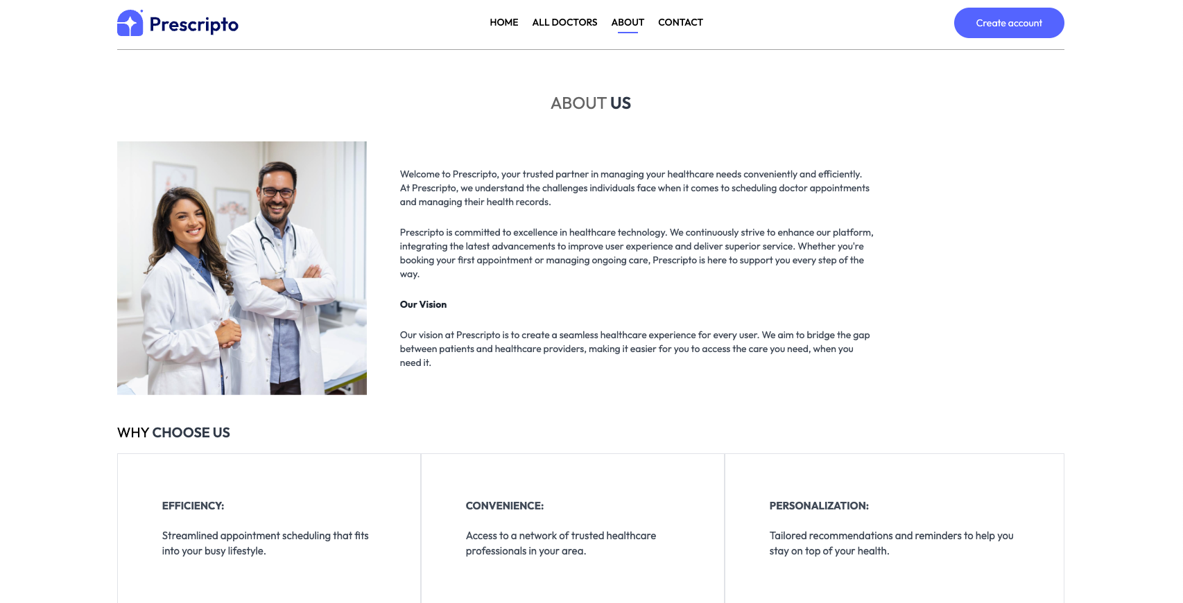 Dr Appoint Project - Mobile Interface